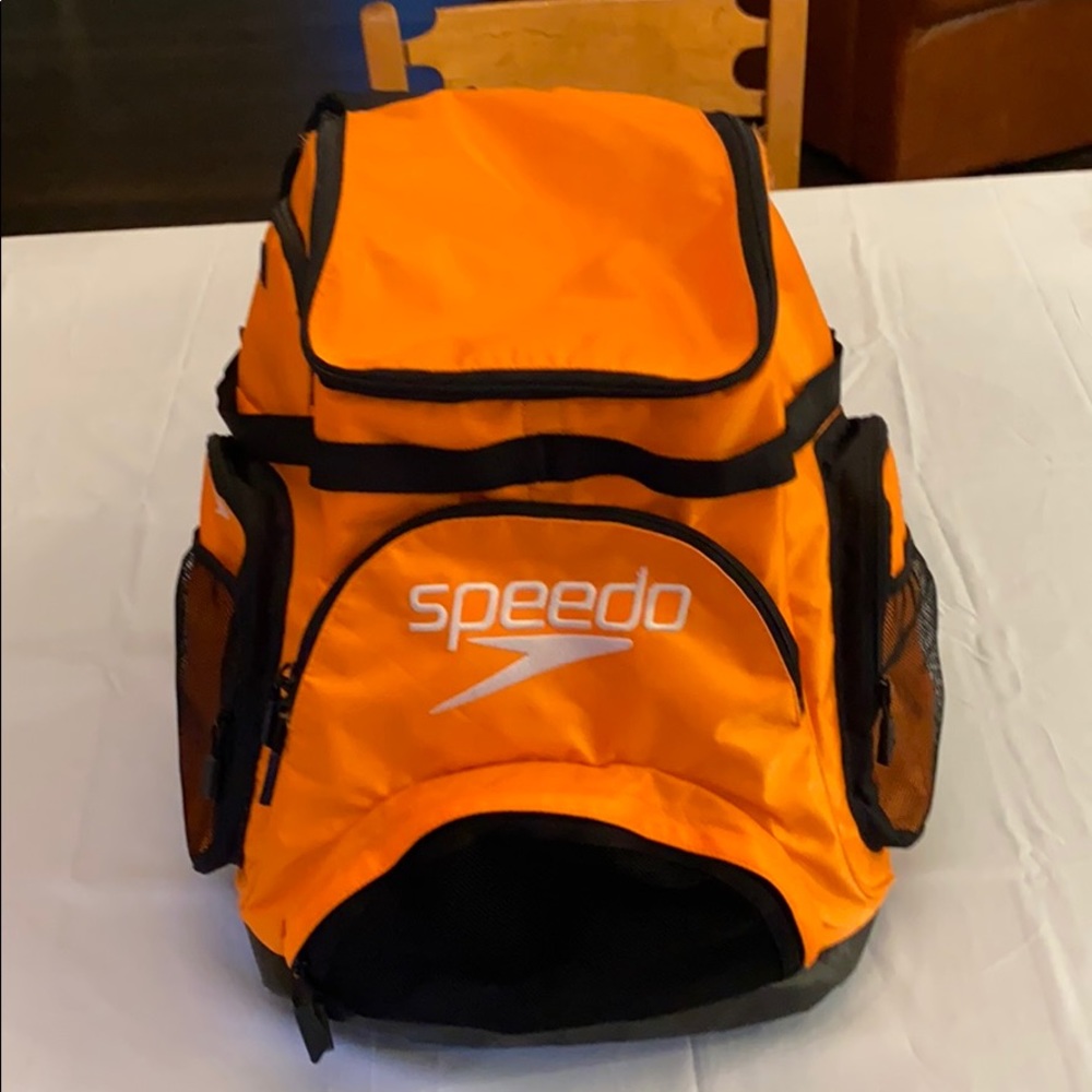 Speedo, Adult-Large Orange Teamster Backpack